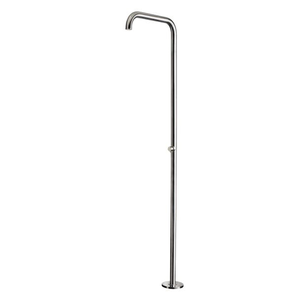 AMA Dusche Aphrodite kalt/warm in Edelstahl V4A 2mm gebürstet, Wasseranschluss 1/2" — image 1